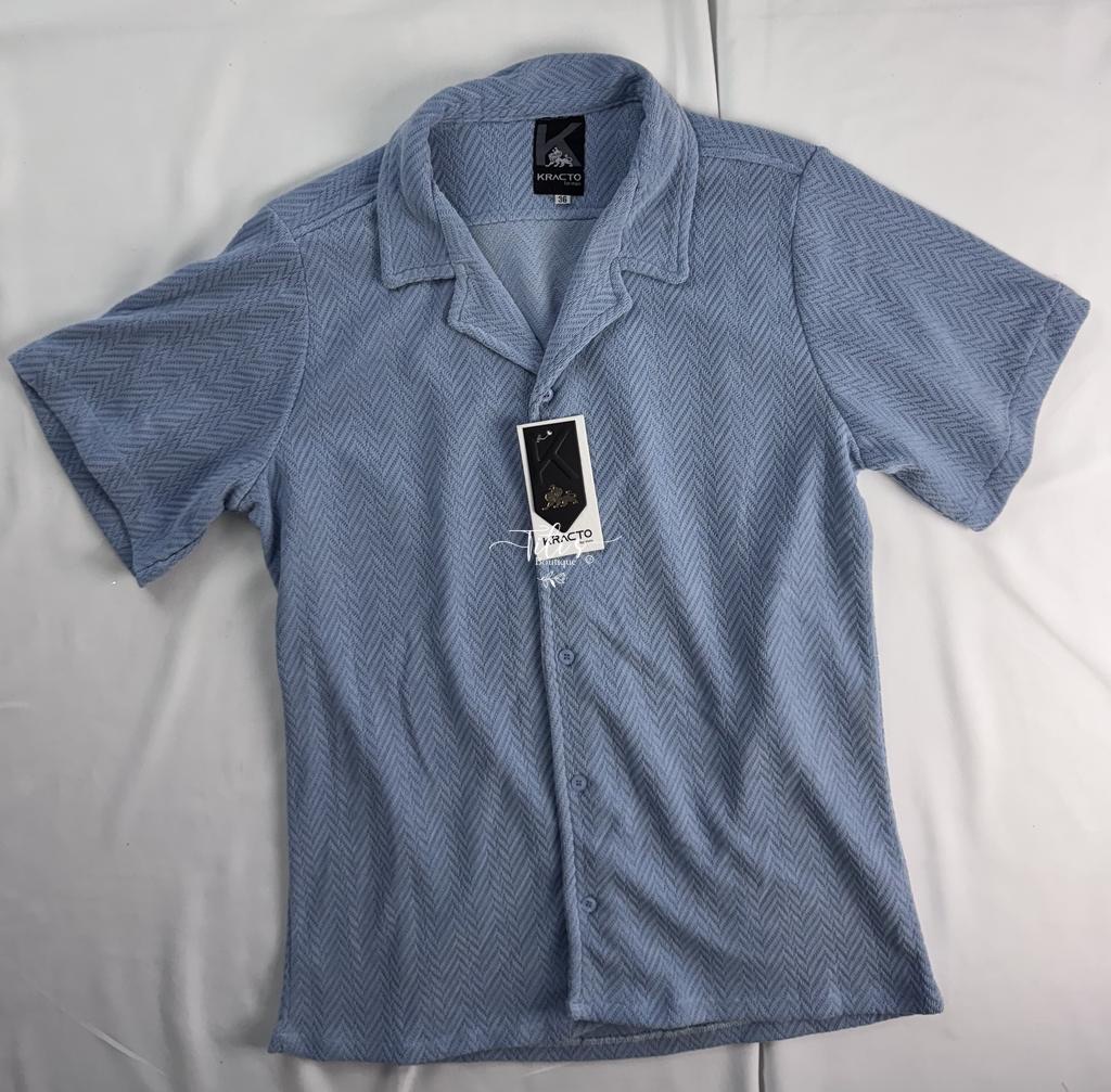 Camisa Tejido Celeste