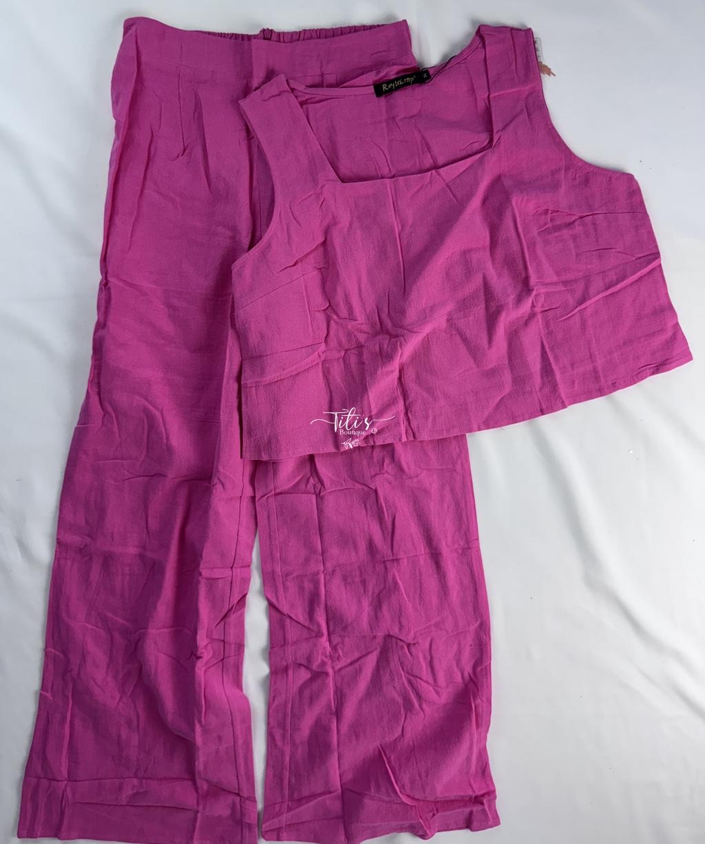 Conjunto Pantalón Fucsia