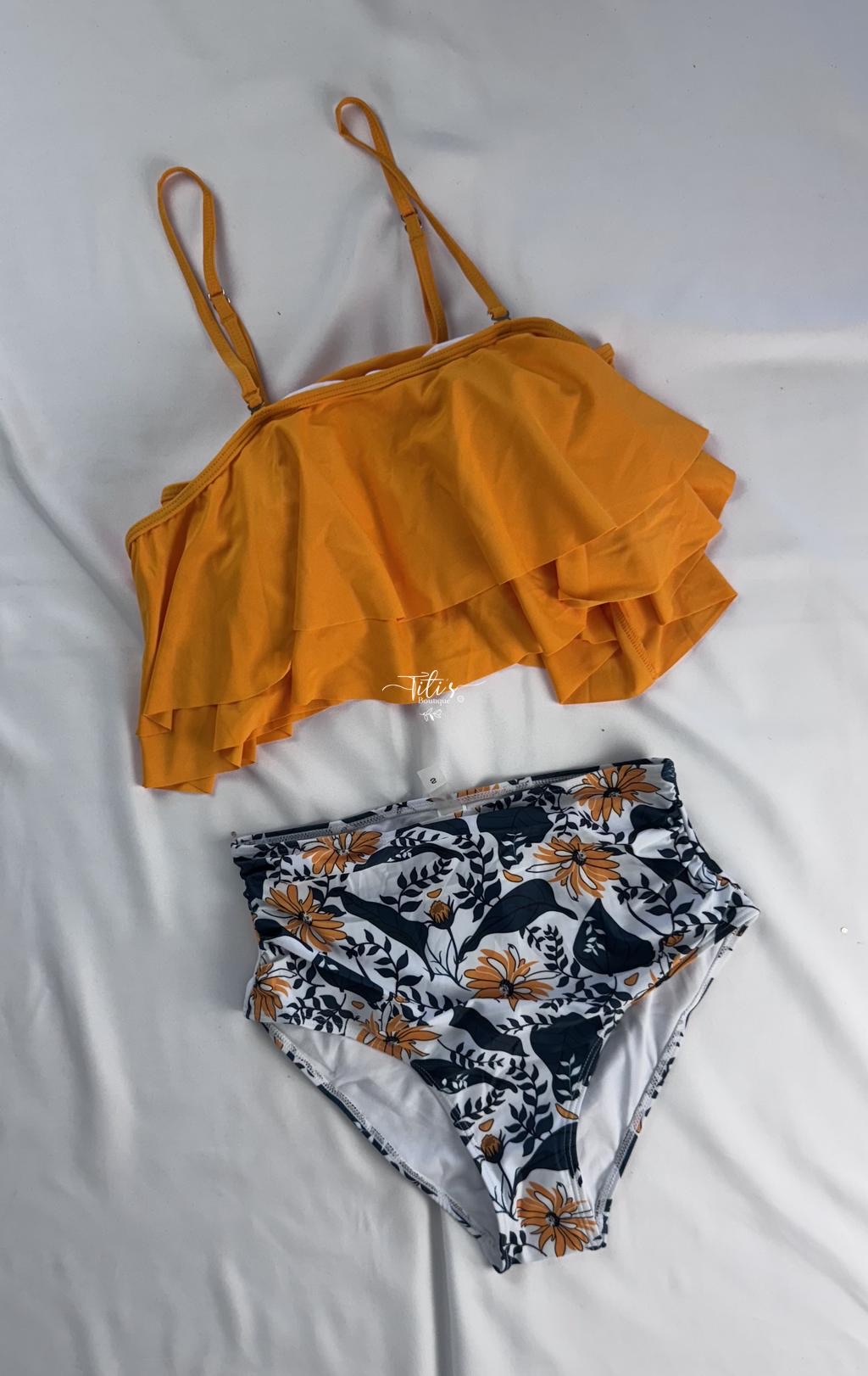 Traje De Baño Amarillo