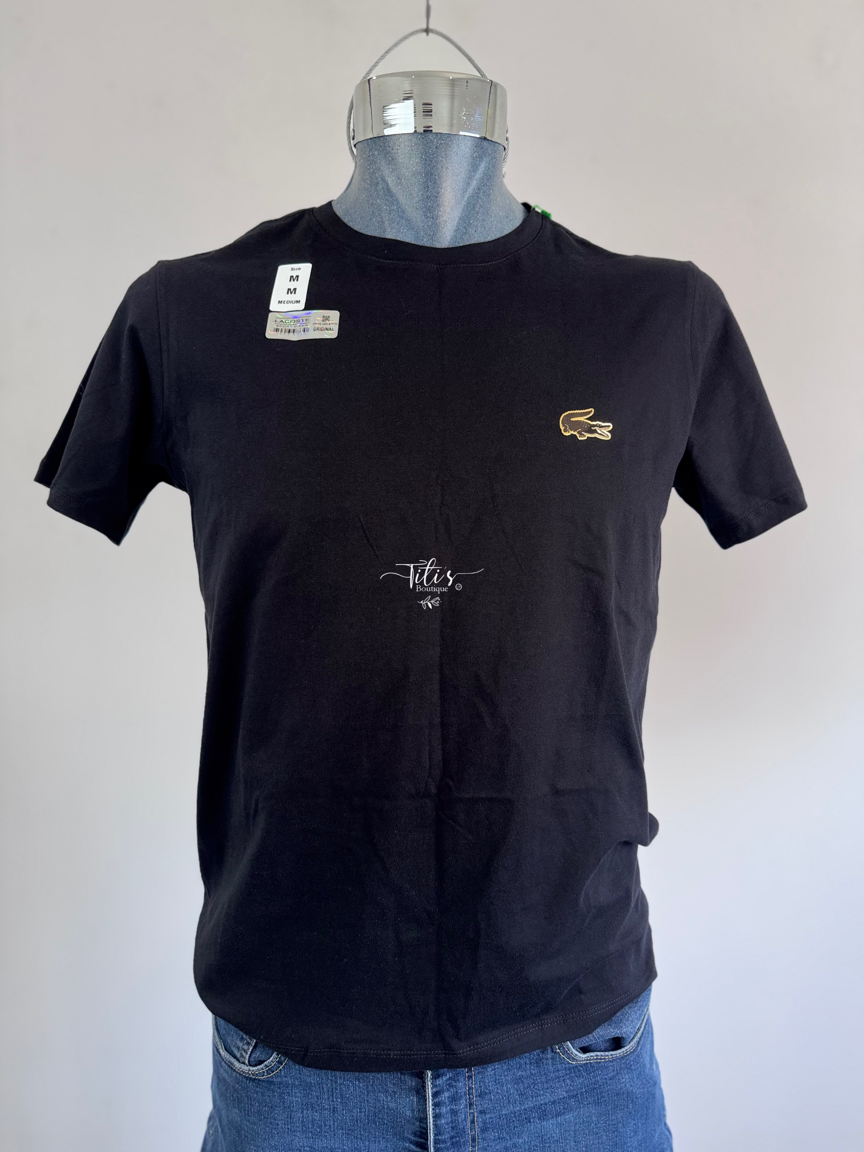 Playera Lacoste Negro