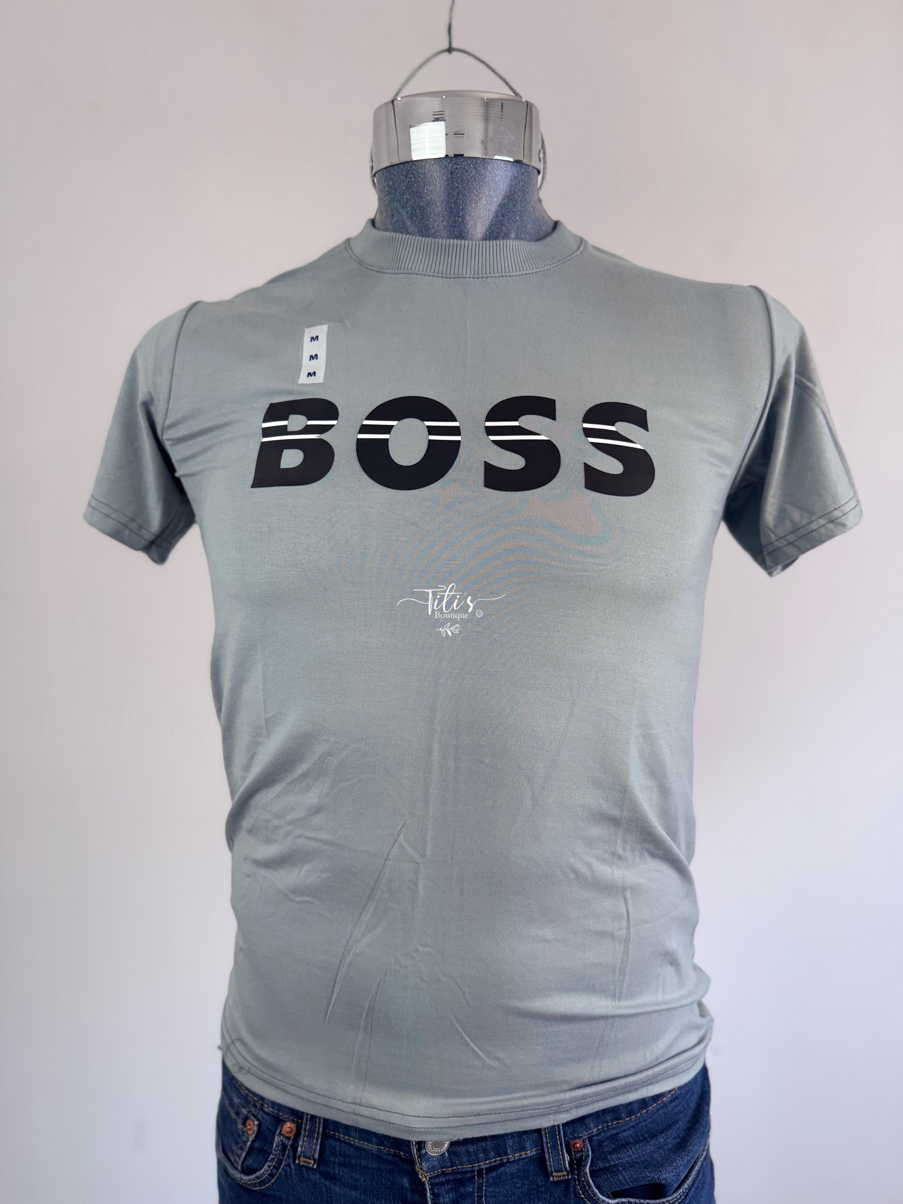 Playera BOSS Gris