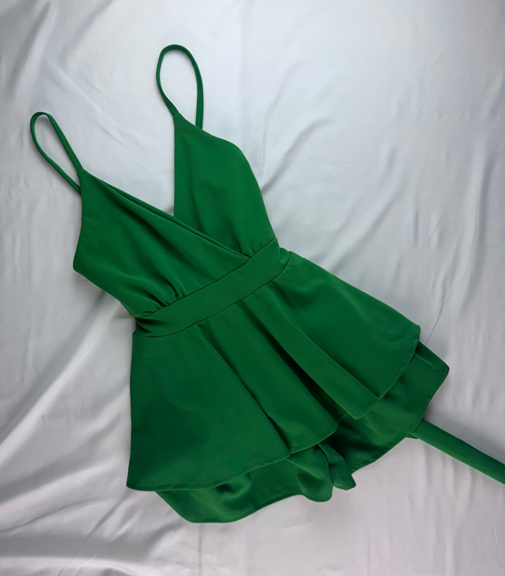 Vestido Corto Verde