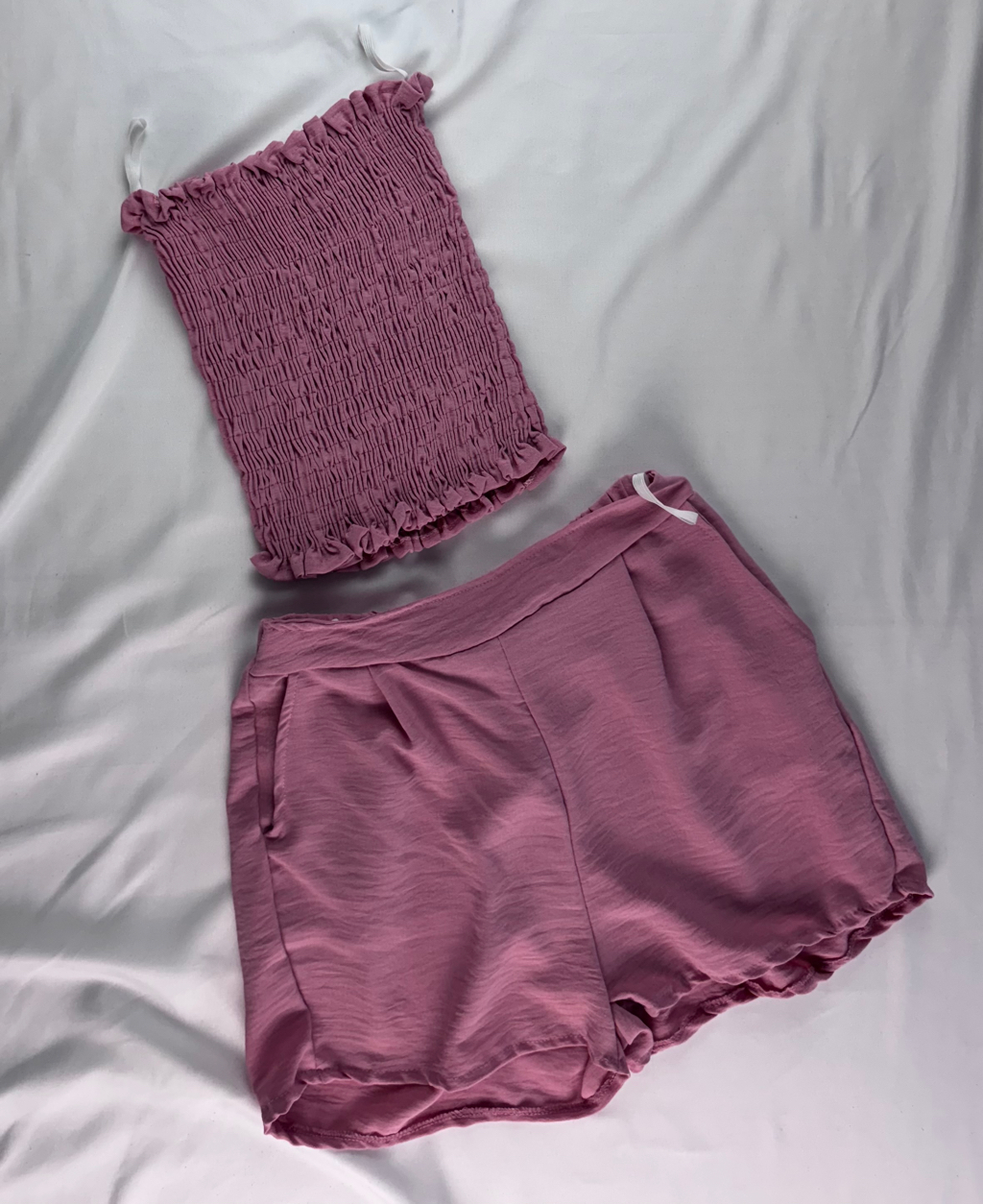 Conjunto Shorts Rosa
