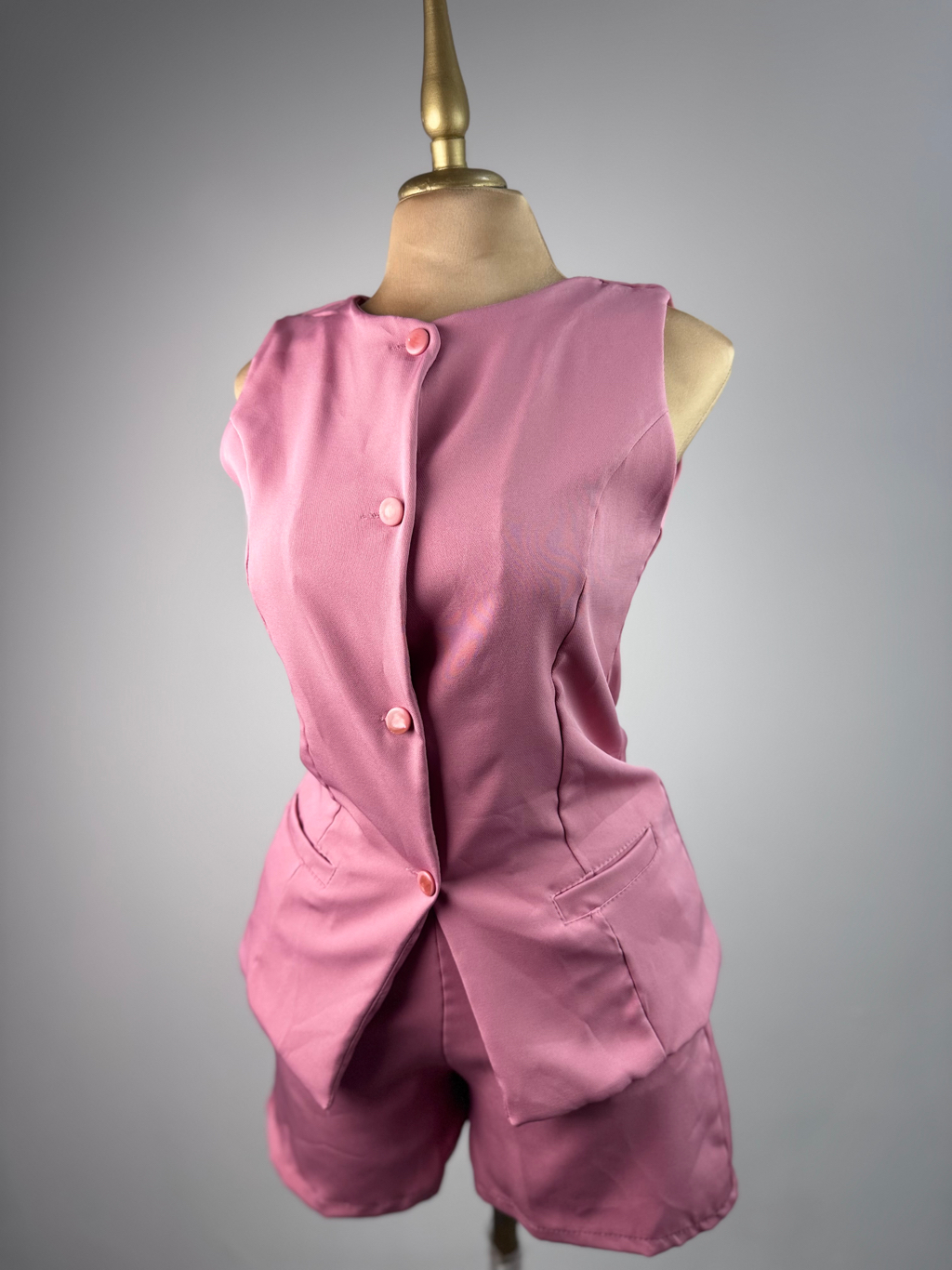 Conjunto Shorts Rosa