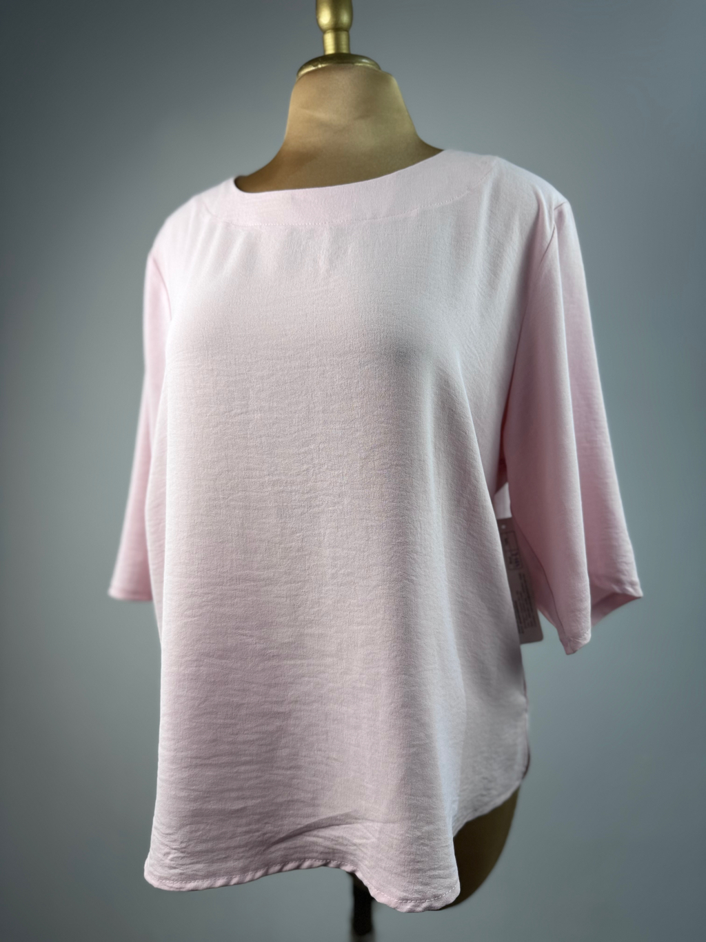Blusa 3/4 Rosa