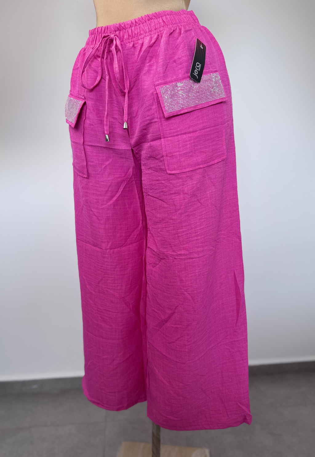 Pantalón Brillos Fucsia 