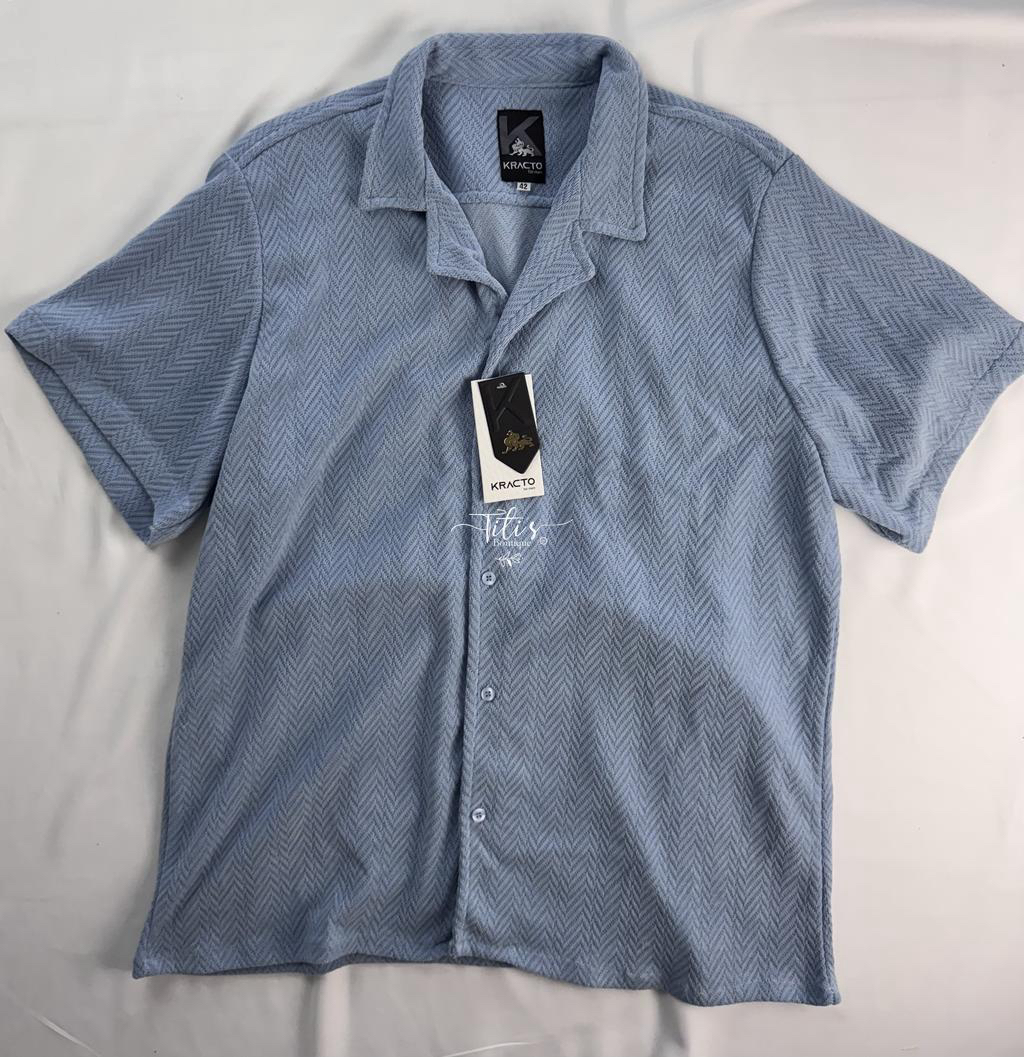 Camisa Tejido Celeste