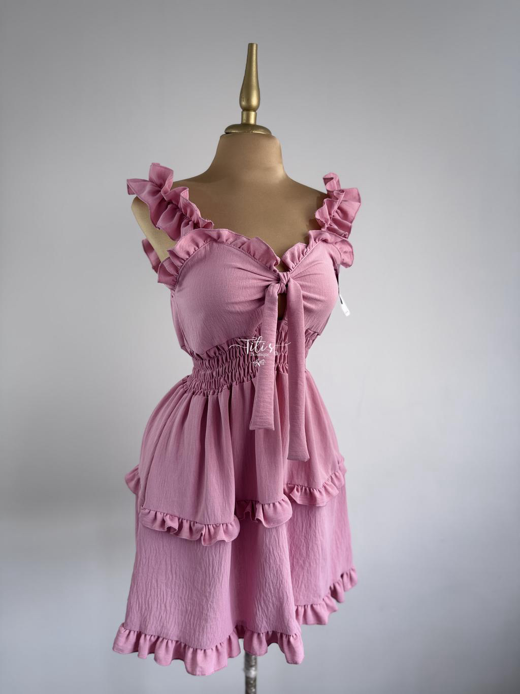Vestido Olanes Rosa