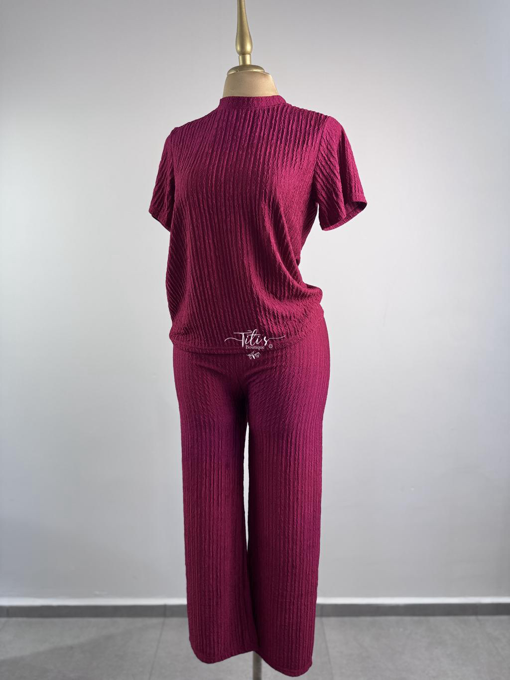 Conjunto Pantalón Guindo