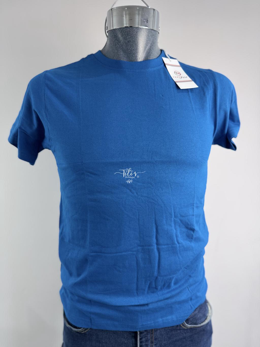 Playera M Corta Azul
