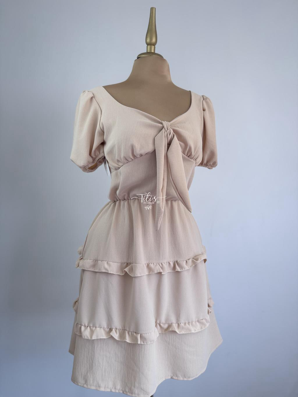 Vestido Beige