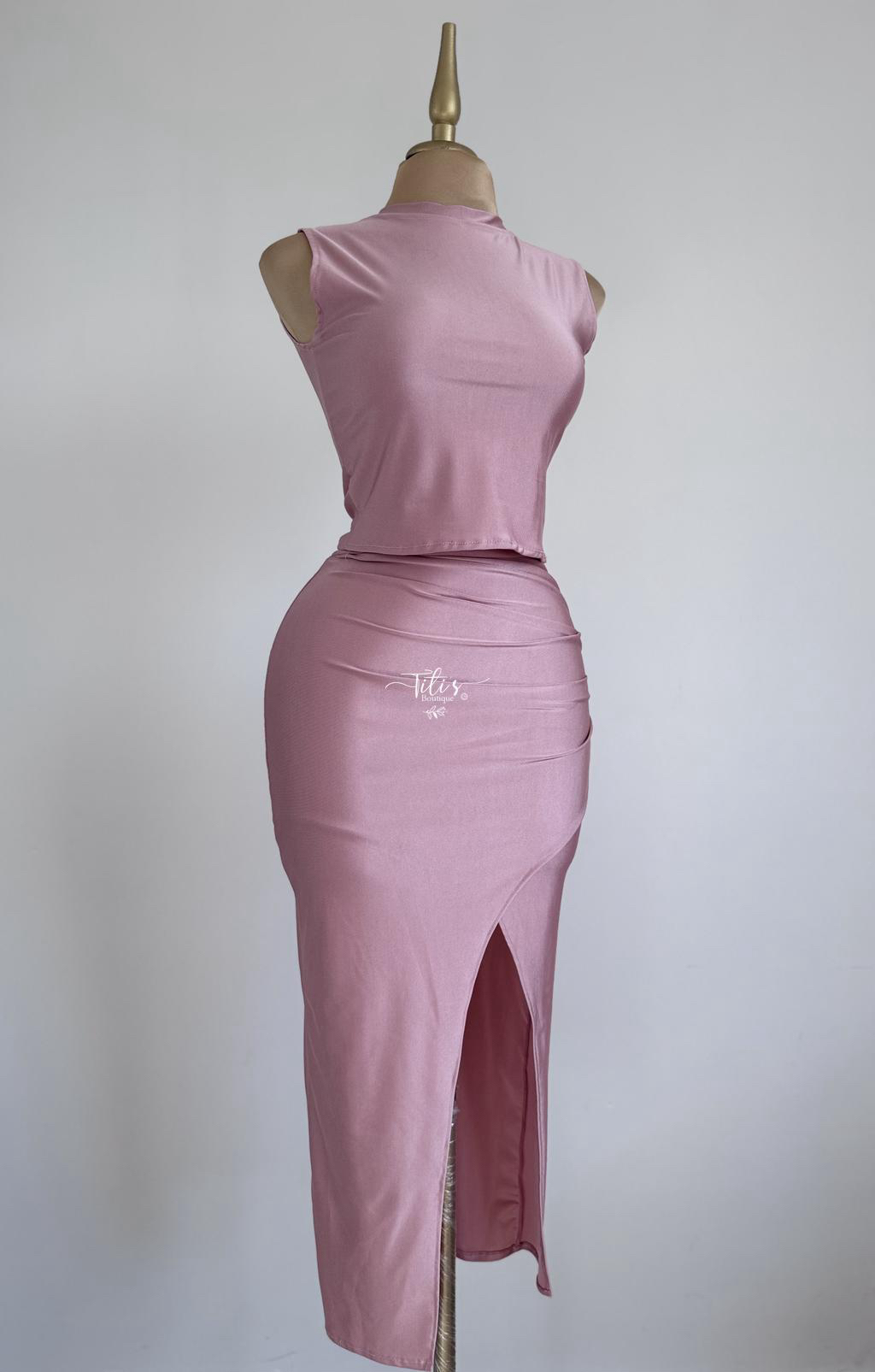 Conjunto Falda Rosa