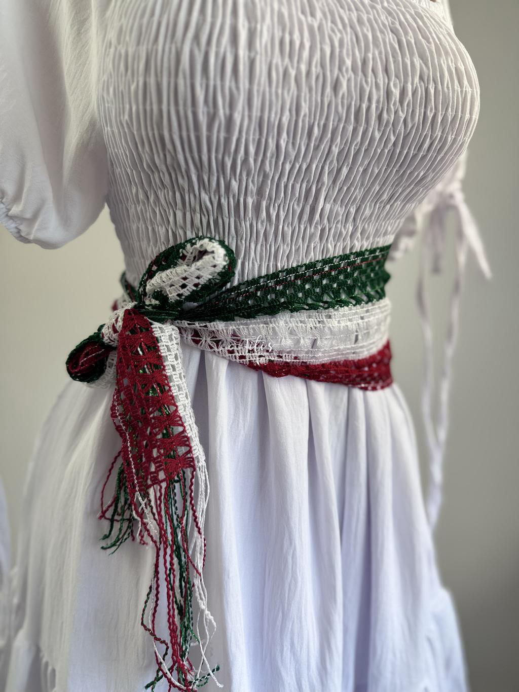 Cinto Mexicano Tejido Ancho