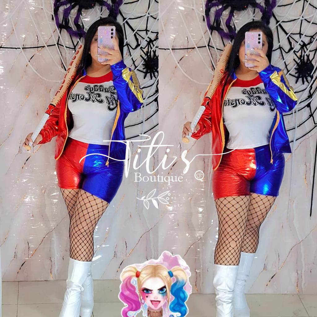 Disfraz Harley Quinn 1 (5pz) Con Bat