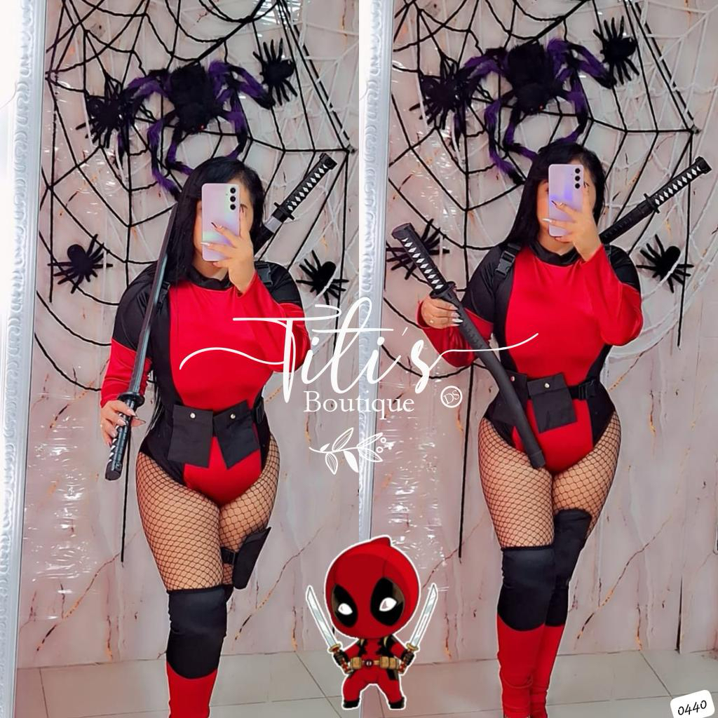 Disfraz Deadpool (5pz) Con Catanas 