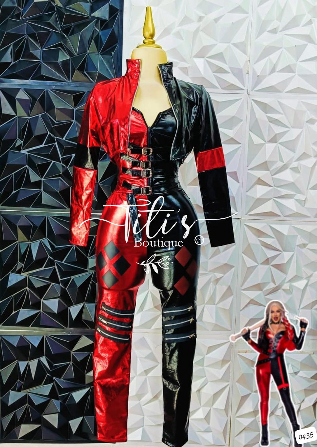 Disfraz Harley Quinn 2 (3pz)