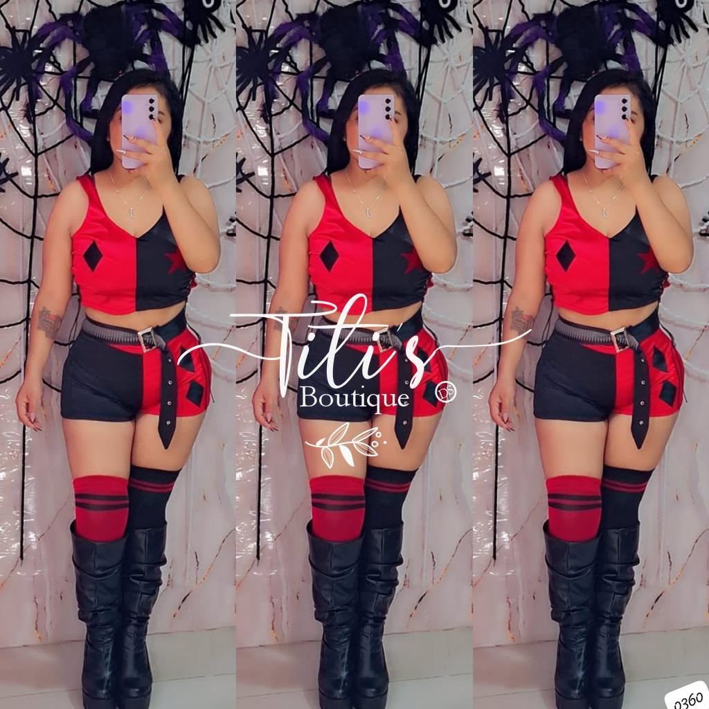 Disfraz Harley Quinn 3 (4pz) 