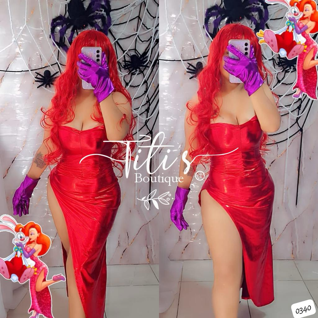 Disfraz Jessica Rabbit (4pz) 