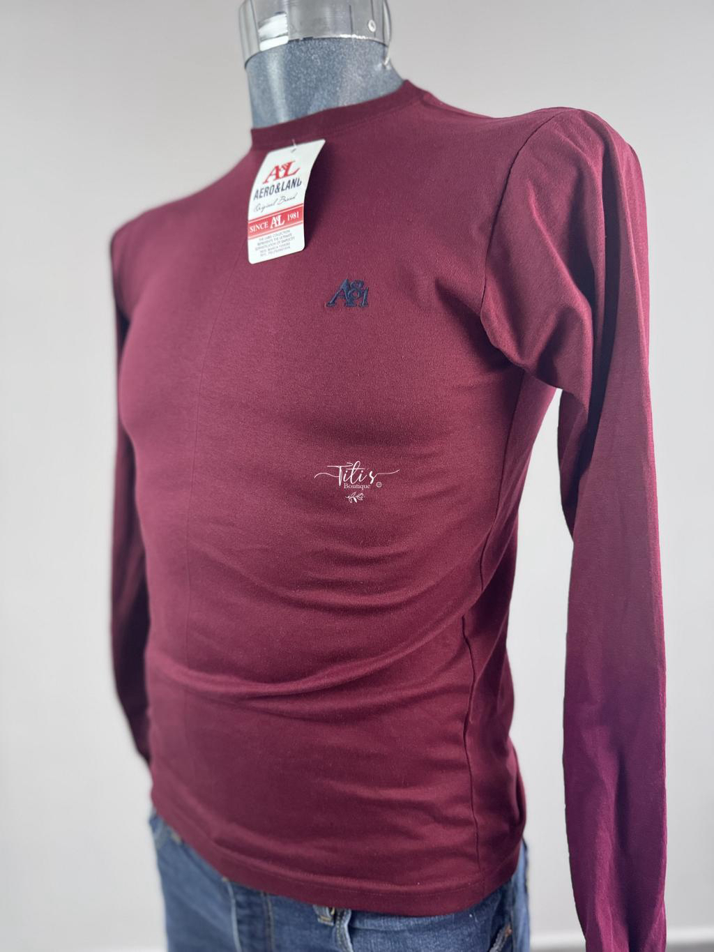 Playera Aero Manga Larga Guindo