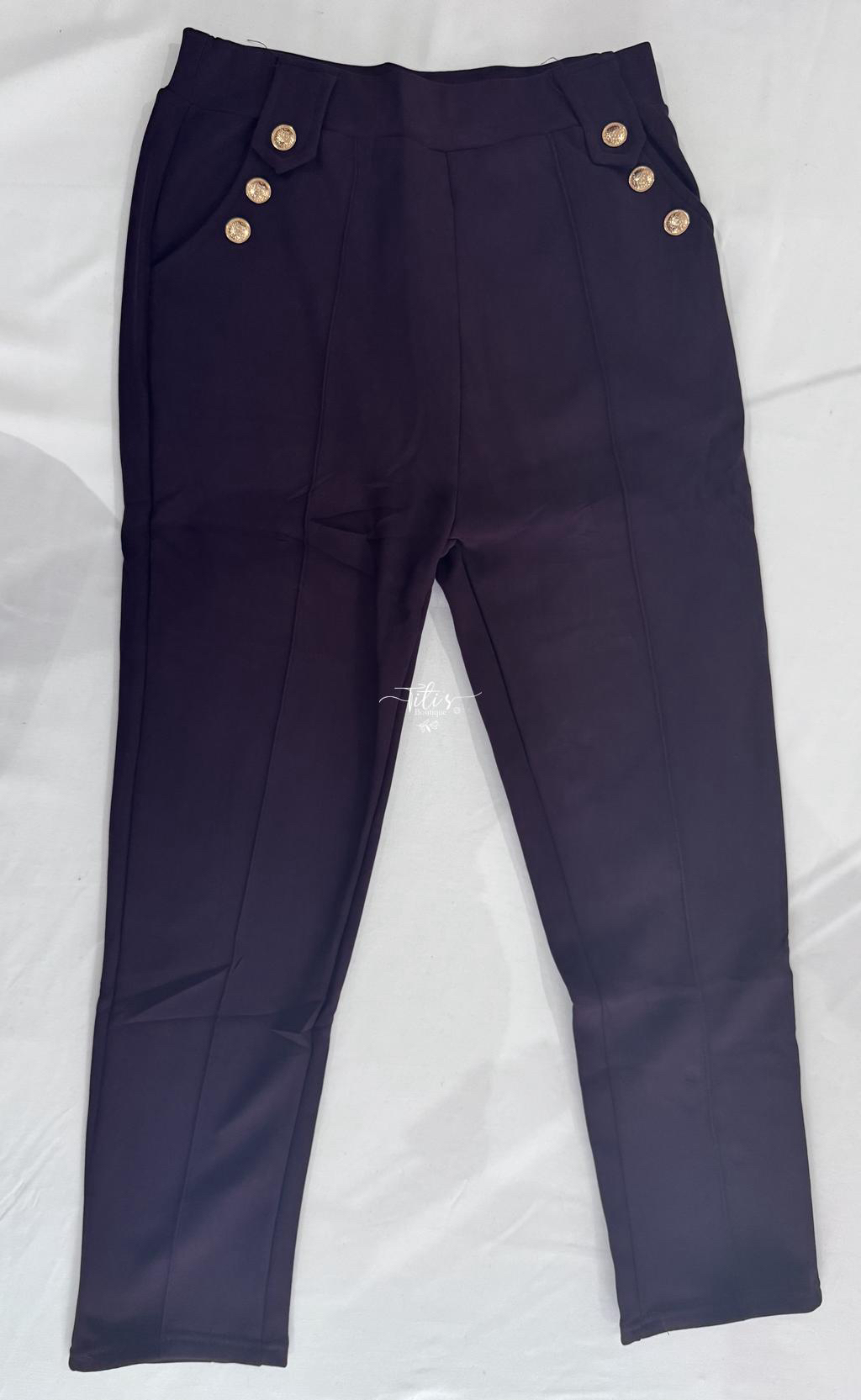 Malla Vestir Afelpada Botón Oro Guindo