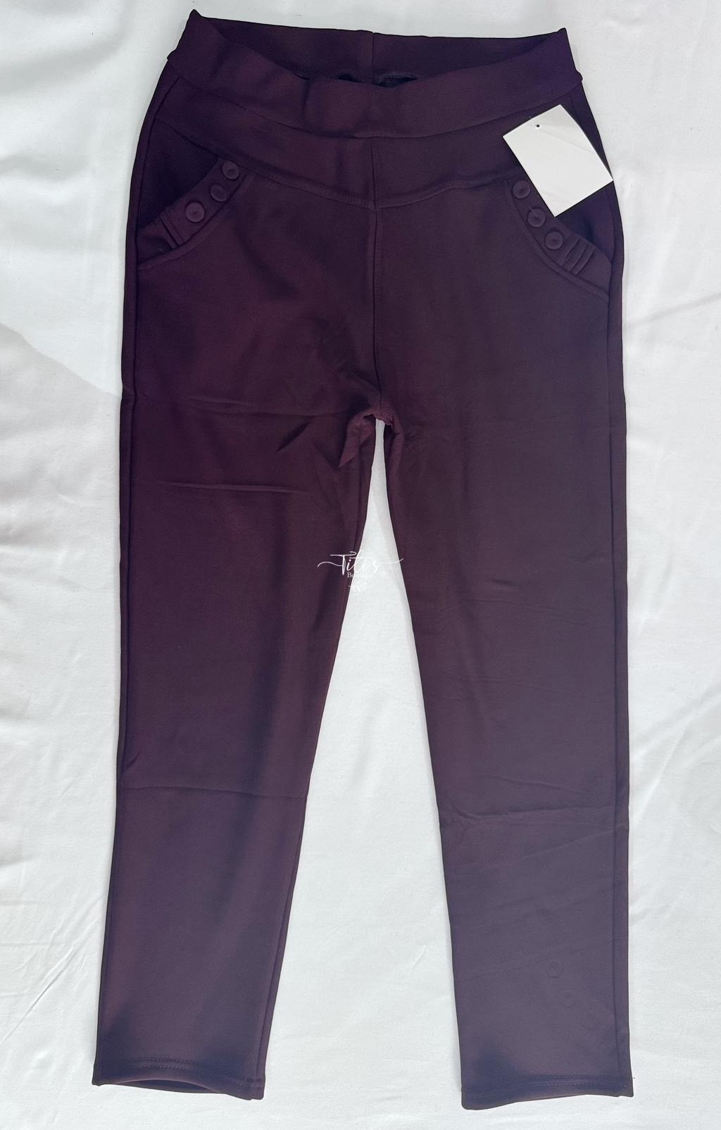 Malla Vestir Afelpada Guindo