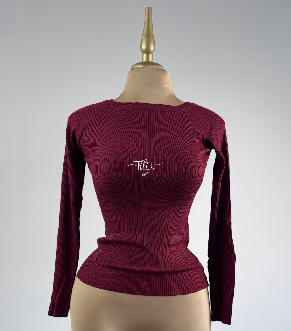 Blusa Manga Larga Guindo