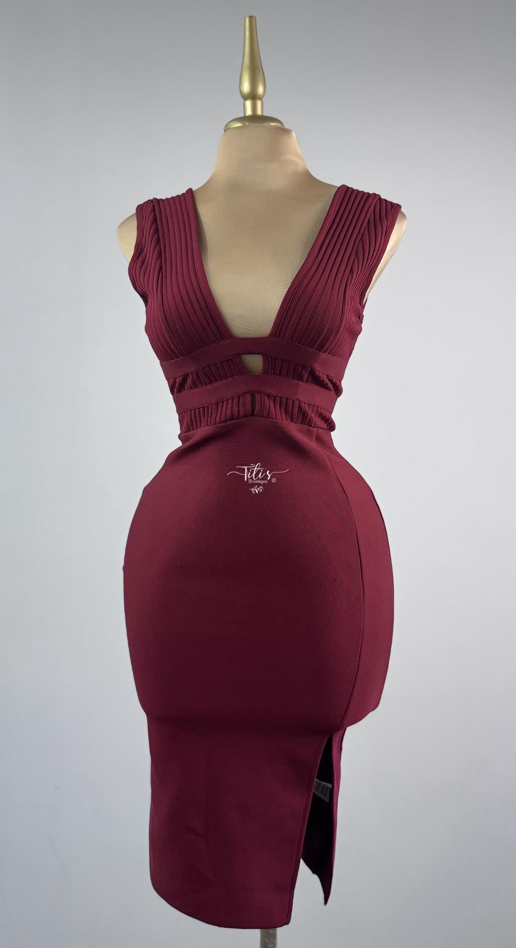 Vestido Fiesta Guindo