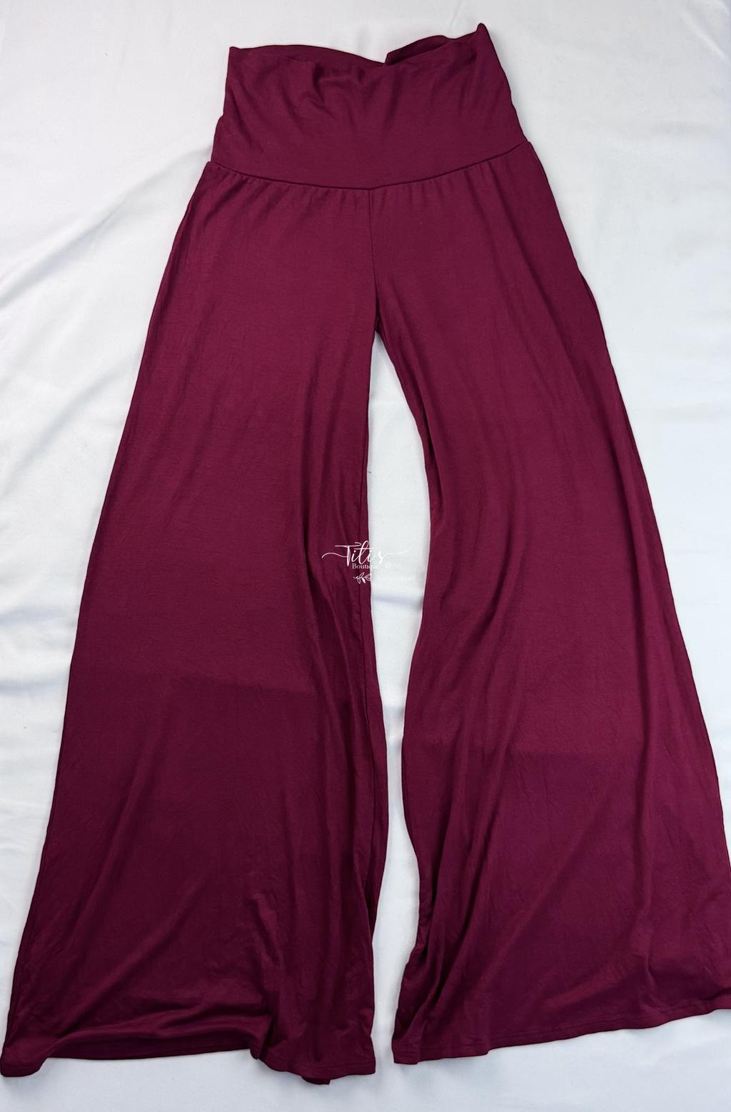 Pantalón Campana Guindo