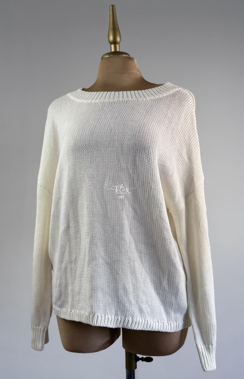 Suéter Tejido Blanco