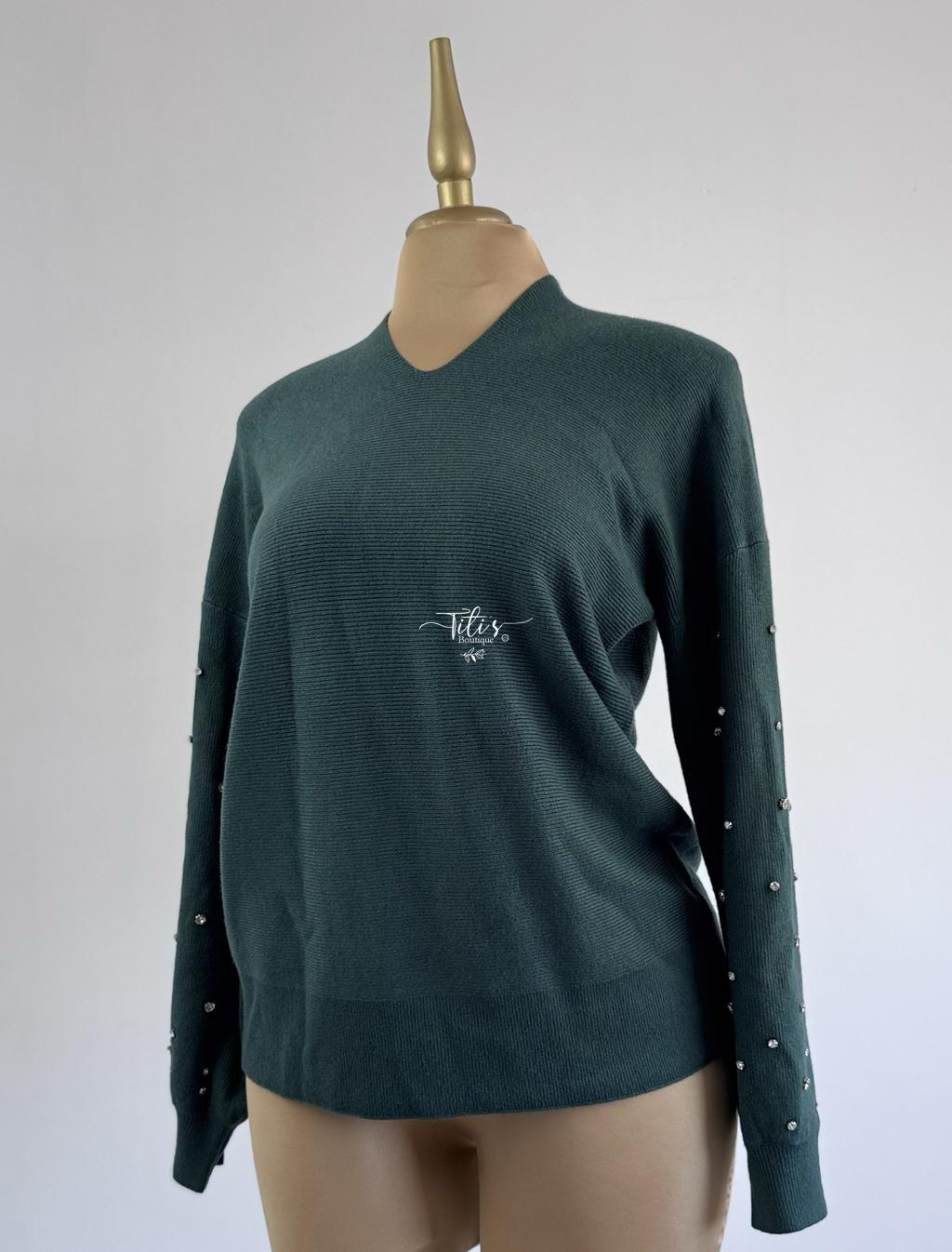 Suéter Brillos Verde 