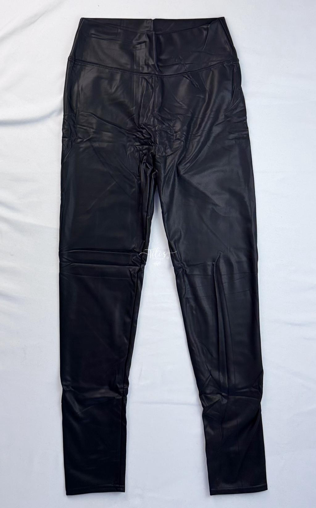 Pantalón Vinipiel Negro 