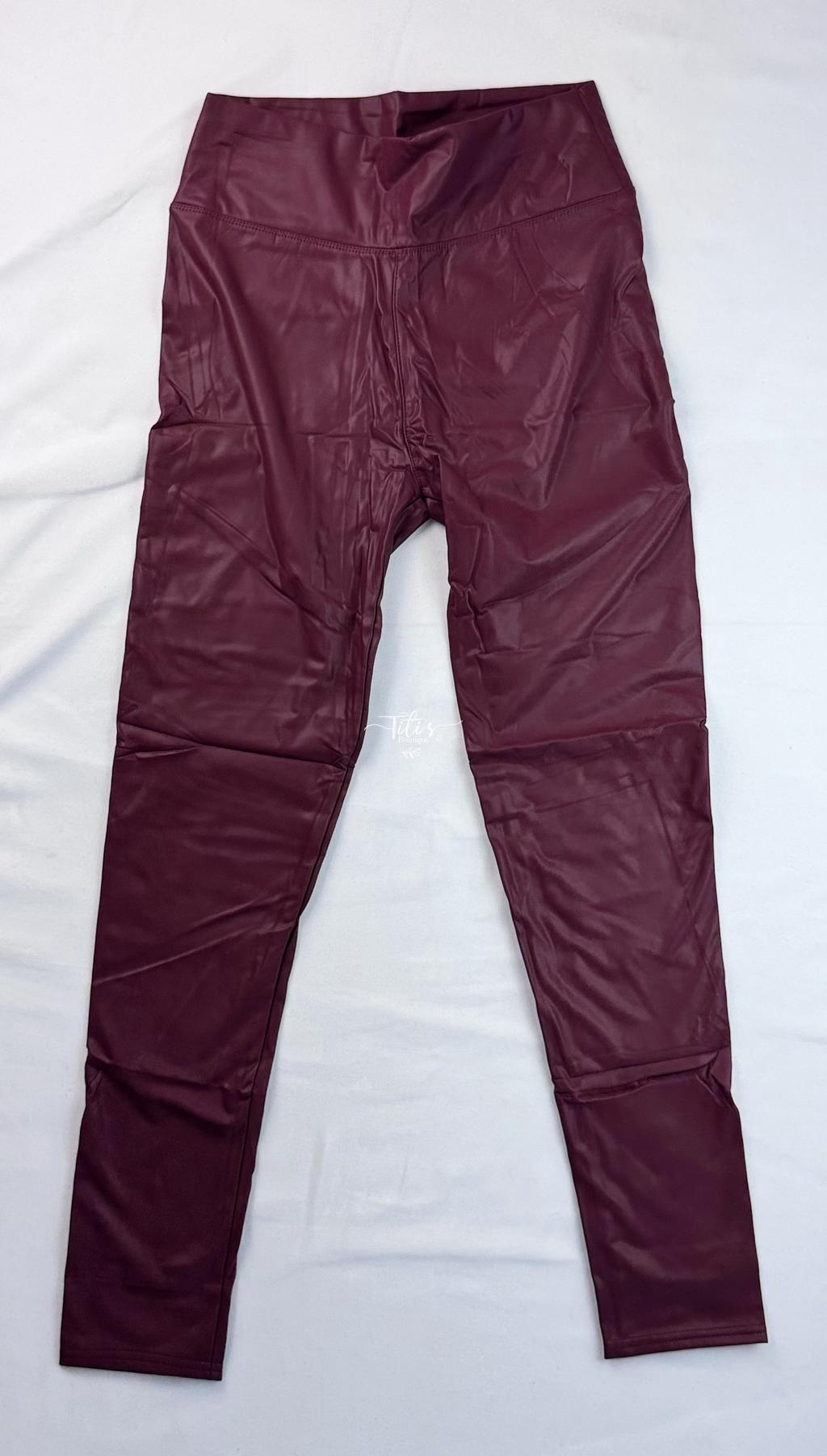 Pantalón Vinipiel Guindo 