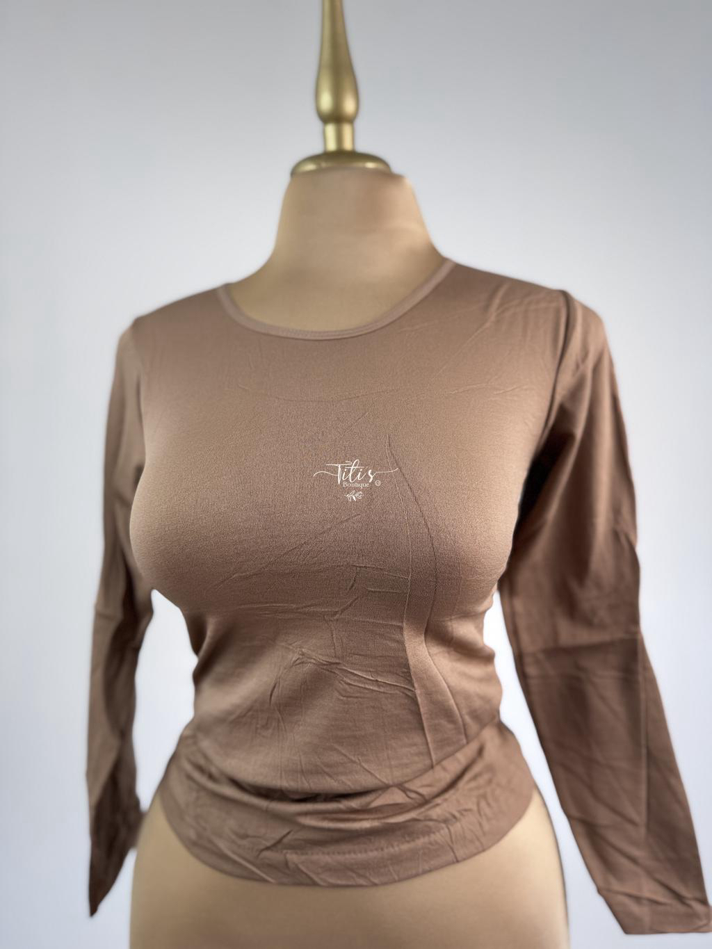 Blusa Térmica Beige Oscuro