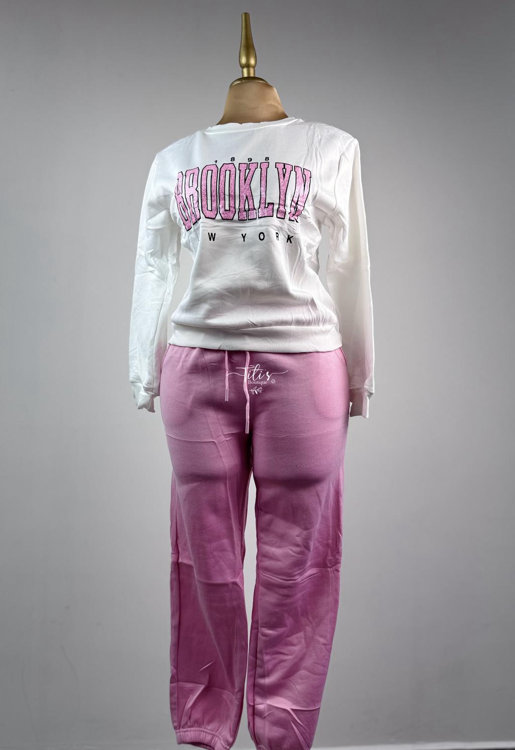 Conjunto Pantalón Brooklyn Rosa