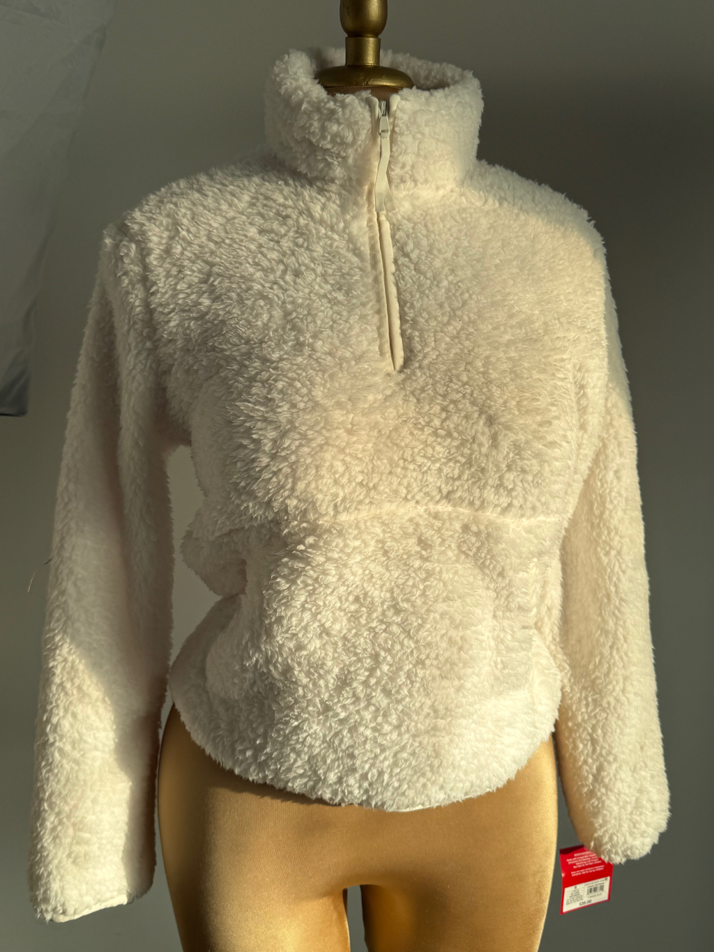 Suéter Peluche Blanco