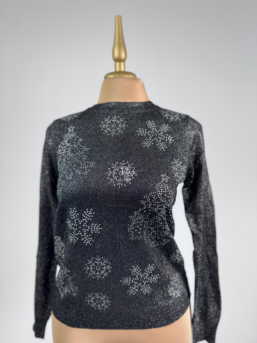 Suéter Brilloso Negro