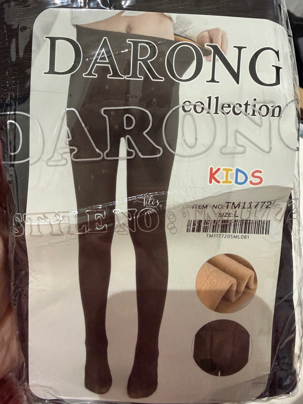 Malla Efecto Piel Niña