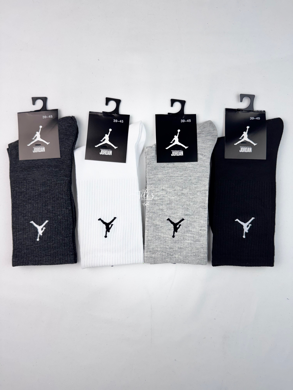 Calceta Largo Jordan Gris Claro