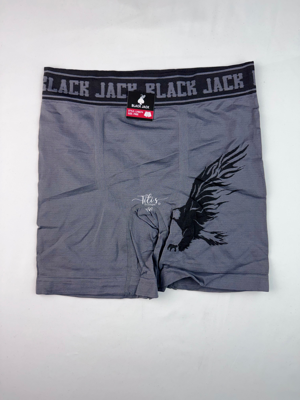 Boxer Black Jack Gris