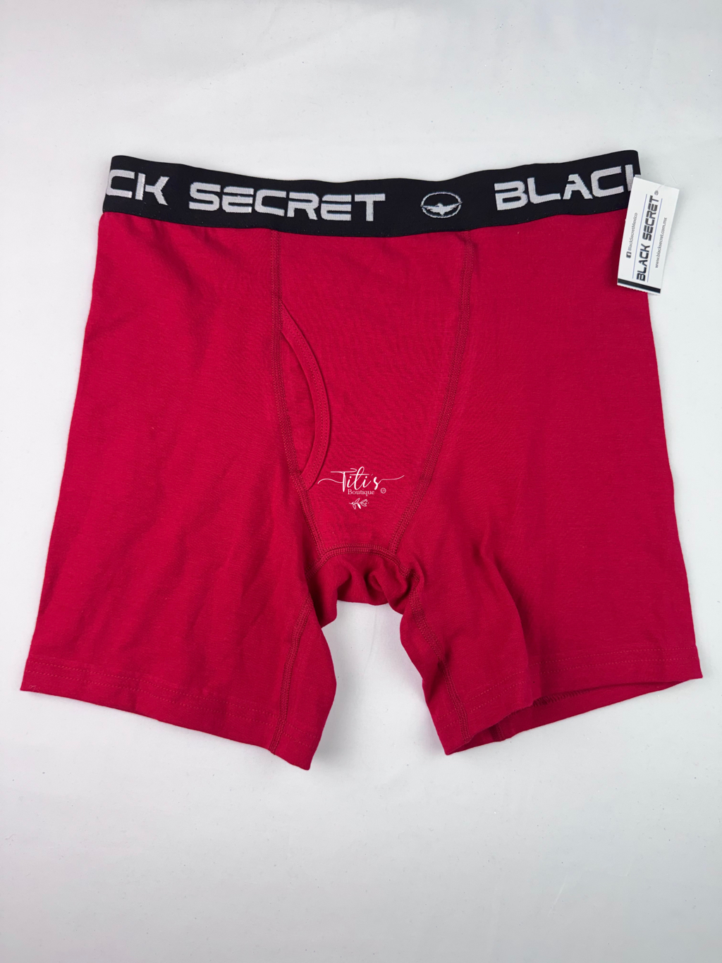Boxer Black Secret Rojo 