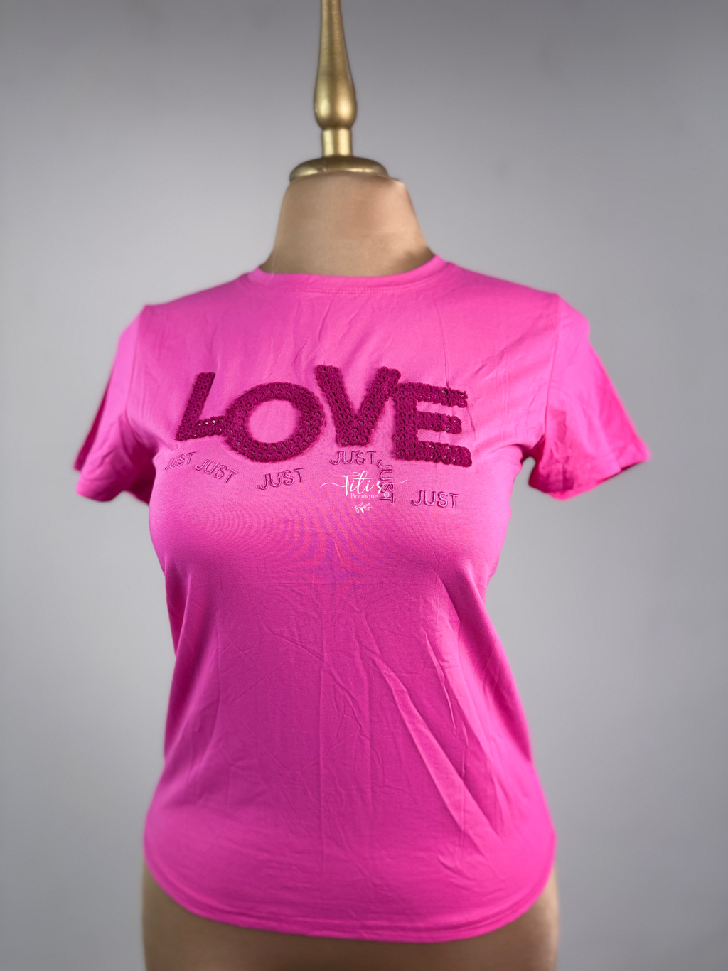 Blusa Love Rosa
