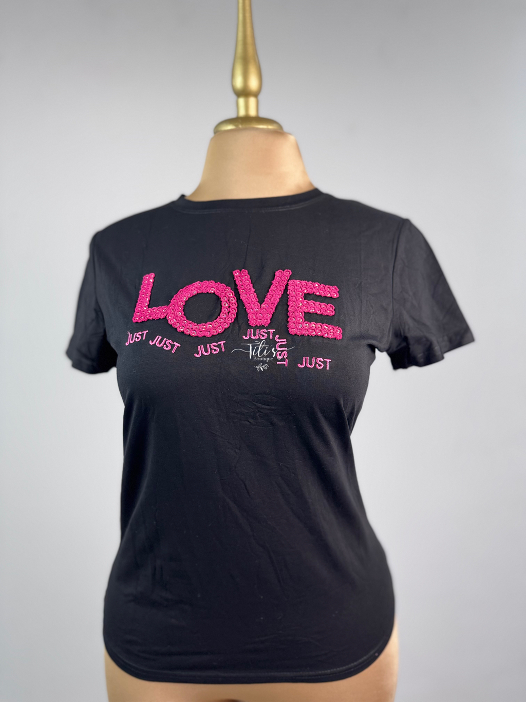 Blusa Love Negro