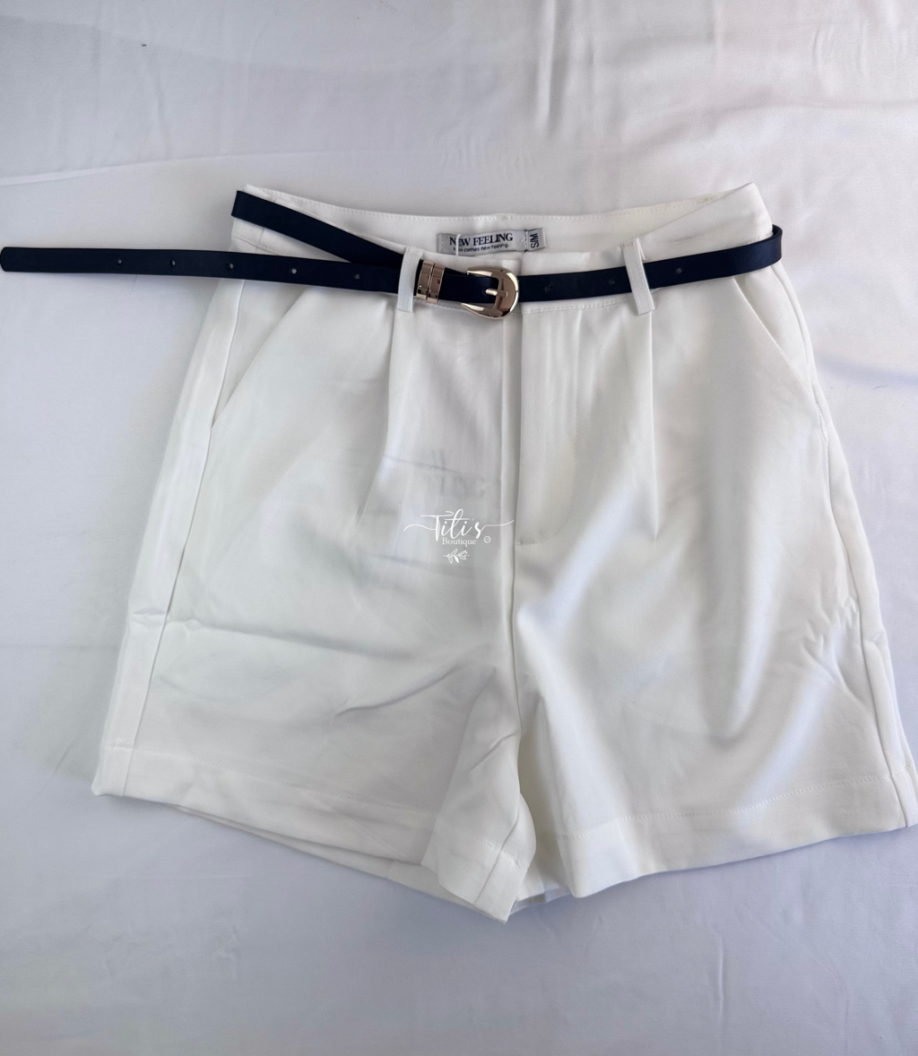 Shorts Vestir Blanco