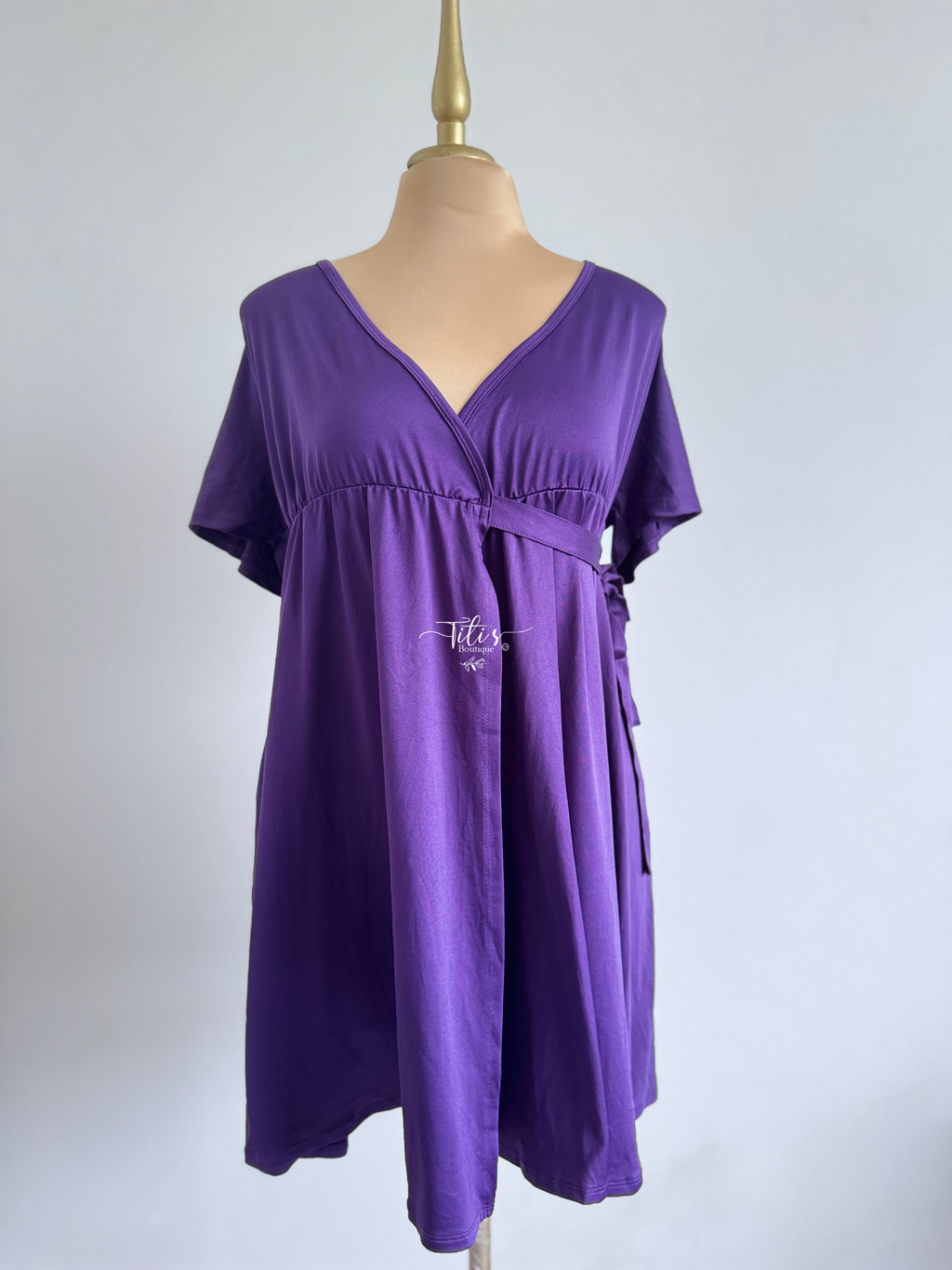 Vestido Corto Morado