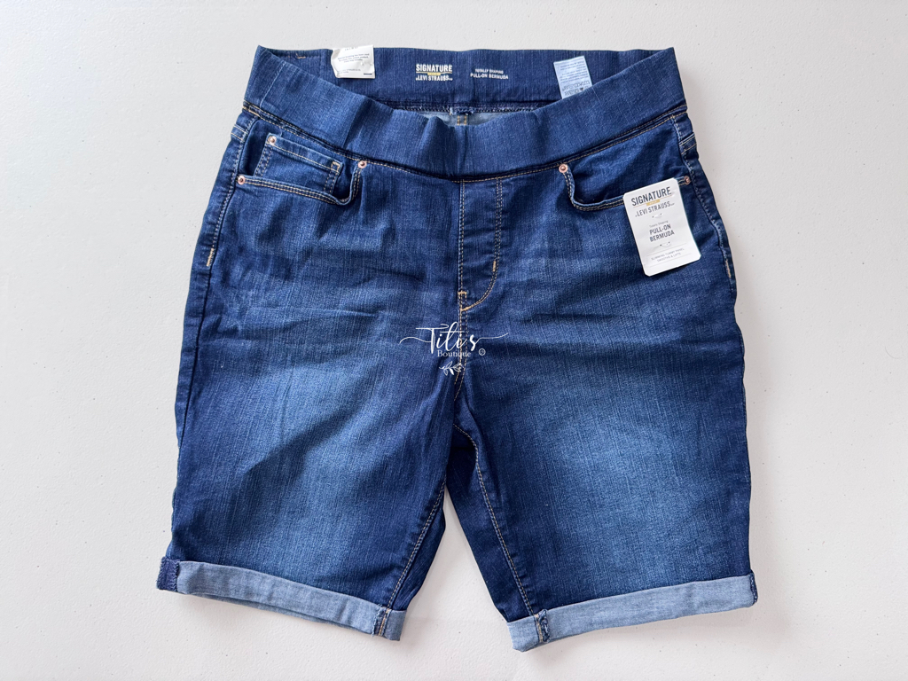 Shorts Largo Mezclilla