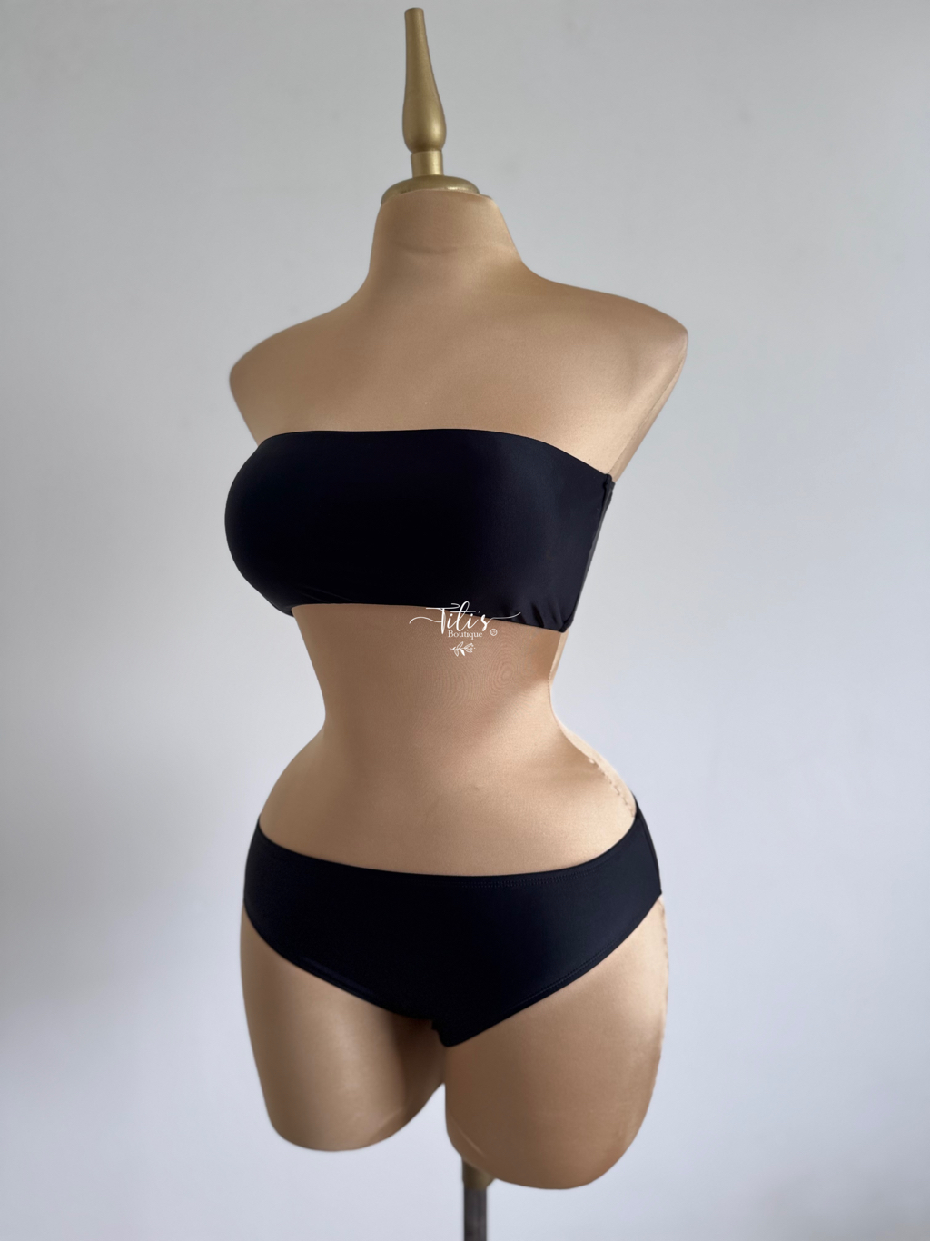 Traje De Baño 2pzs Negro