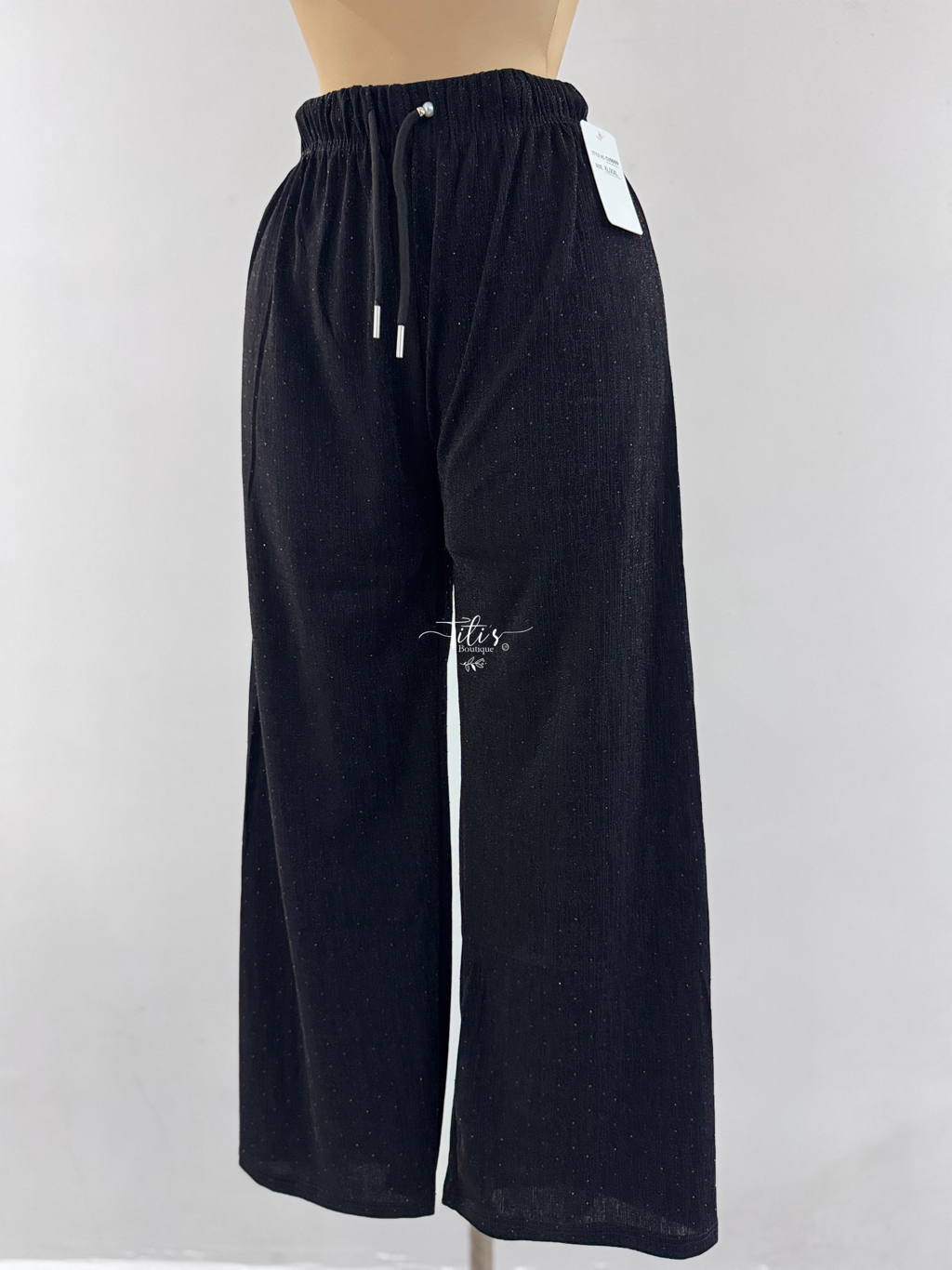 Pantalón Brillos Negro 