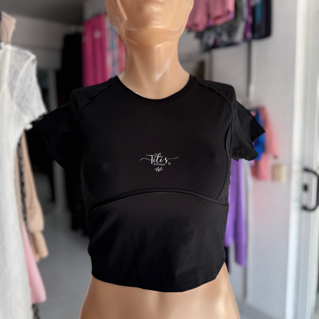 Blusa Deportivo Negro 