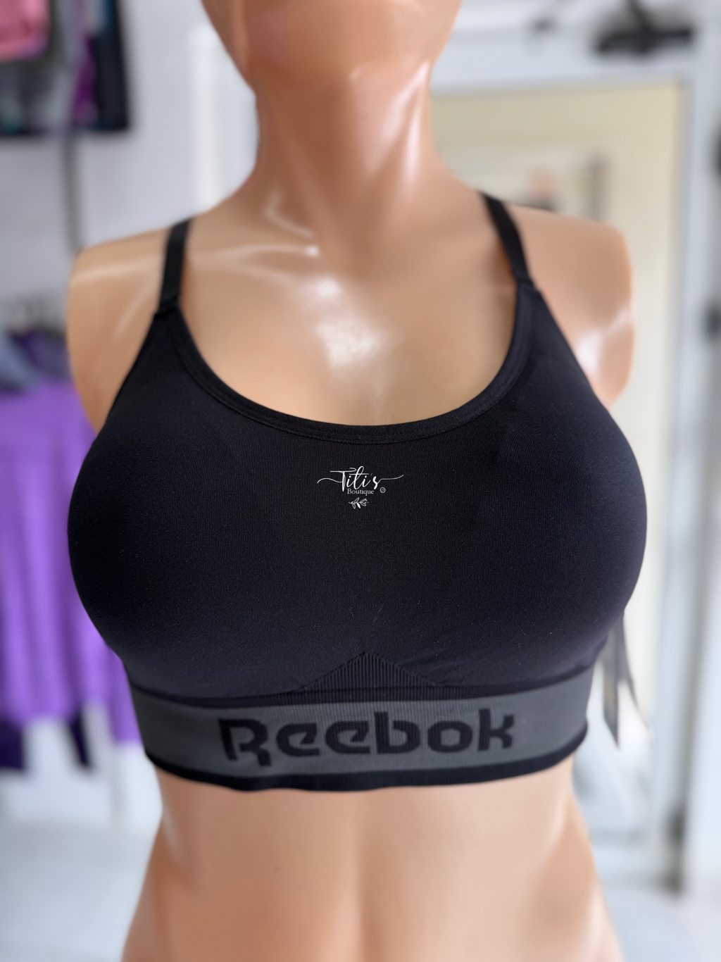 Top Deportivo Reebok Negro