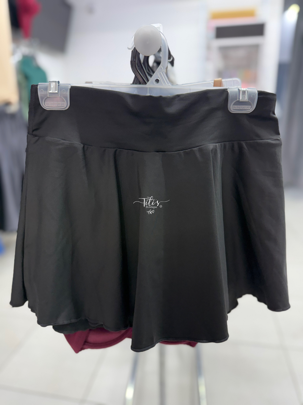 Short Falda Deportivo Negro